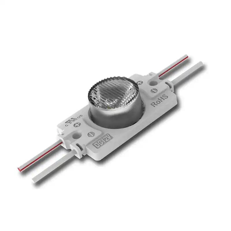 Značkový MCLED Modul LED 1xSMD3030, 1,32W, 12V, 110mA, 6350K, úhel 10° x 65°, IP65