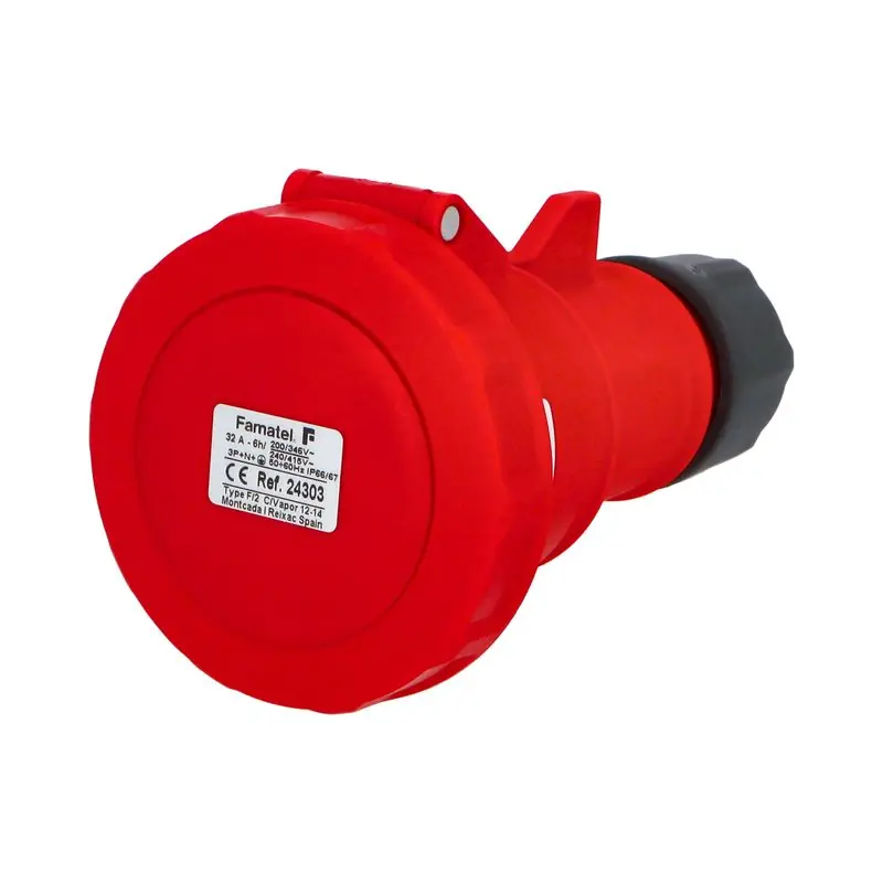 Značkový FAMATEL Spojka 24303 32A/400V 5P IP67 6h