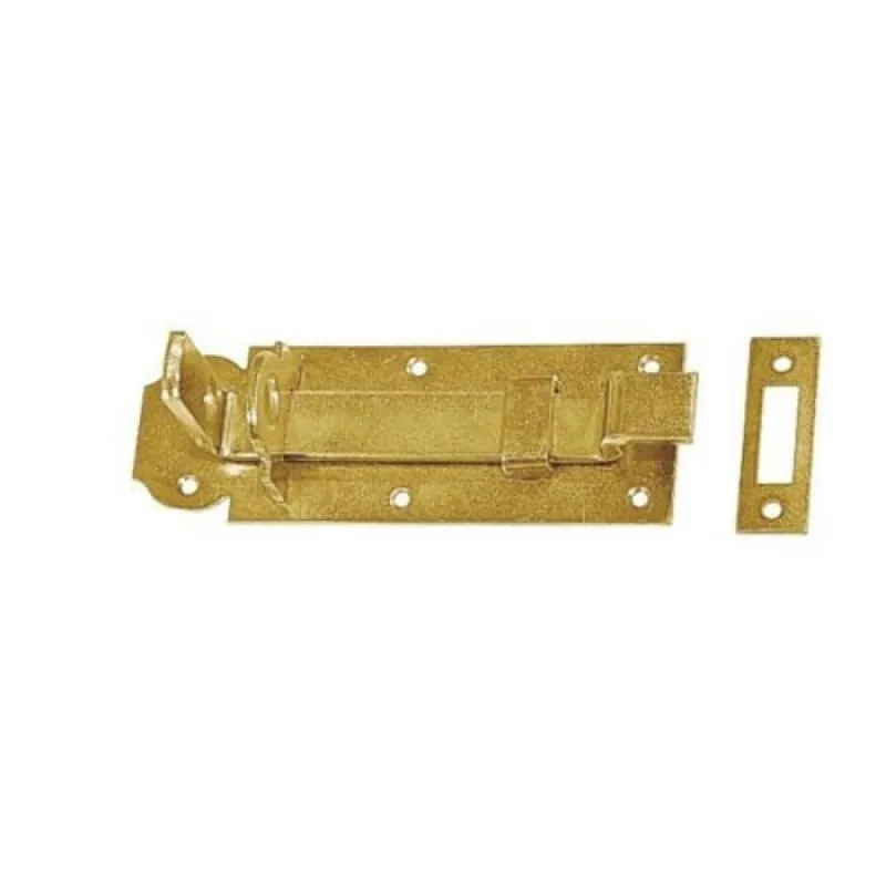 Zástrč zamykací 120x45x5 vyhnutá žlutý zinek Speciální Cena