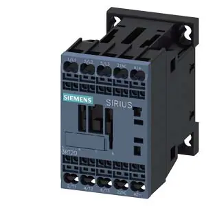 SIEMENS Stykač vazební AC-3, 12A/5,5kW/400V, 3pólový, DC 24V, 1 NC, pružinová svorka Akce