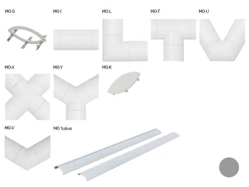 TREVOS  Spojka MO-L 90° bílá Akce