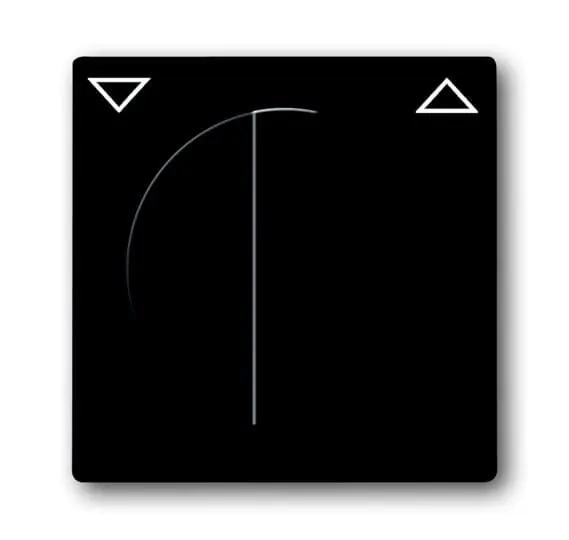 Profesionální ABB Kryt spínače žaluziového, s otočným ovladačem  2CKA001710A3623