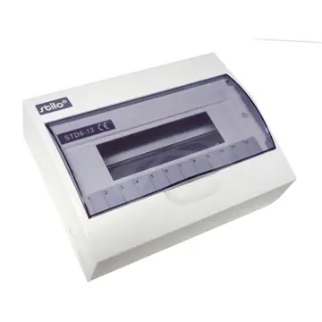 Sezónní Sleva Rozvodnice nástěnná 12M průhledné dveře (1 řada) IP30 STILO