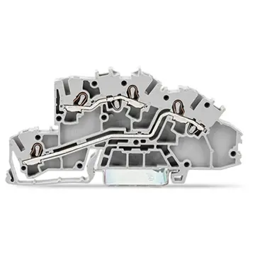 Značkový Svorka řadová 2,5 šedá 2003-7642 třípatrová L/L