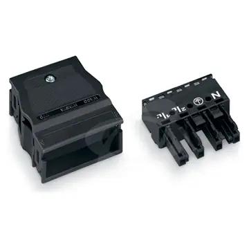 Zásuvka 4-pól. černá Winsta Akční Cena