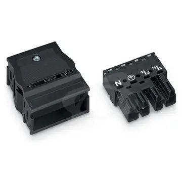 Zástrčka 4-pól. černá WINSTA Nízká Cena