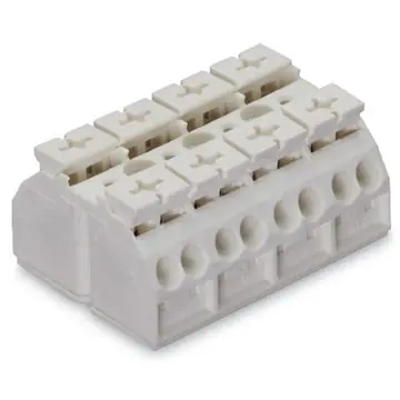 Zlevněný Svorkovnice 4-pól. bílá