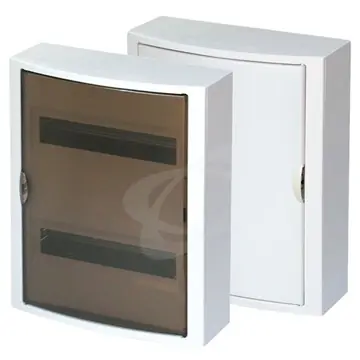 Značkový Rozvodnice nástěnná 28M průhledné dveře (2 řady) IP40 RZG-N bílá