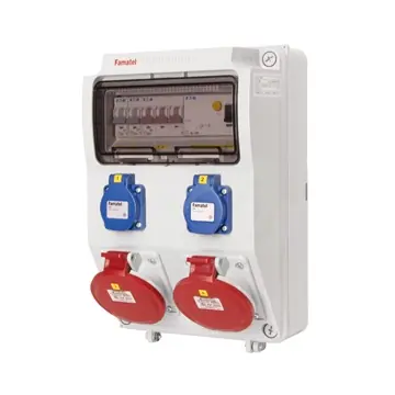 Přímo Od Výrobce Zásuvková skříň IP44 jištěná s chráničem ZSF 20002000.1 /3958