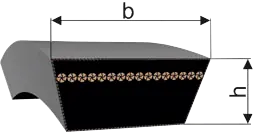 Akce Variátorový řemen 45x20x1630 Li - HL 1713 Lw AgriVS-X Rubena