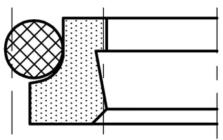 Zlevněný Stírací kroužek AD60 10x14,8/3,7 PTFE/NBR DIN Rubena
